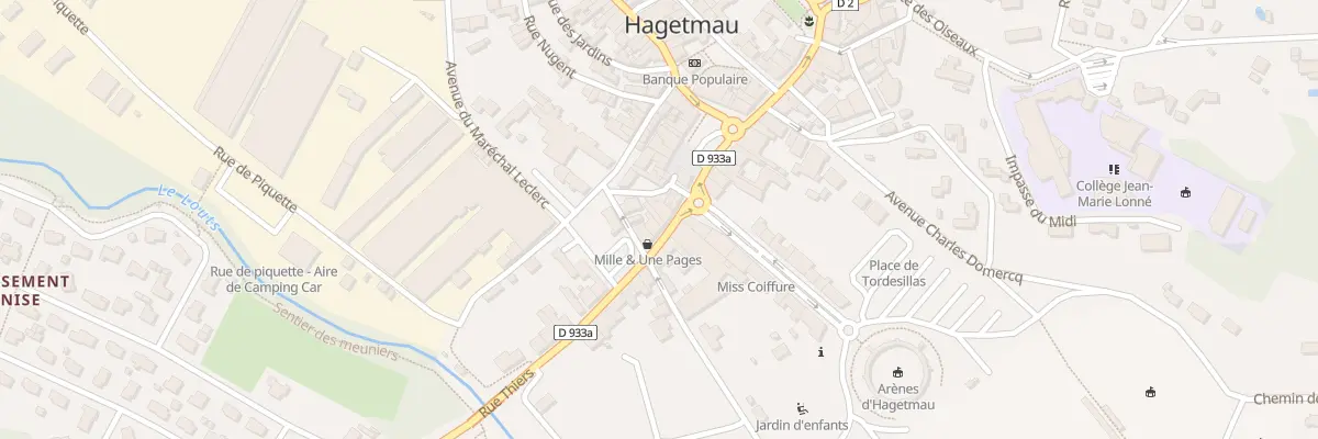 Plan du 24 Rue des Tanneries à Hagetmau