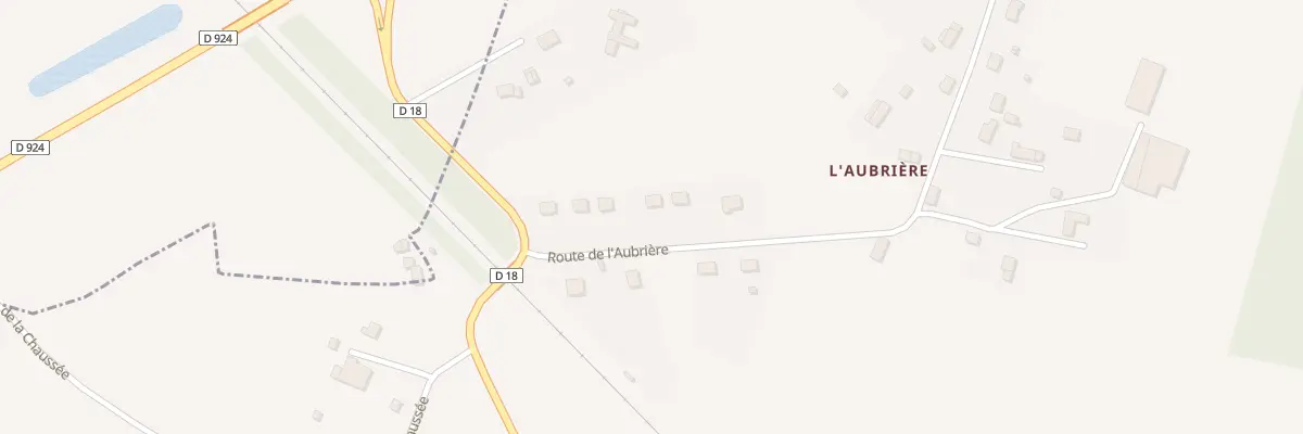 Plan du 105 Rte de l’Aubrière à Caligny
