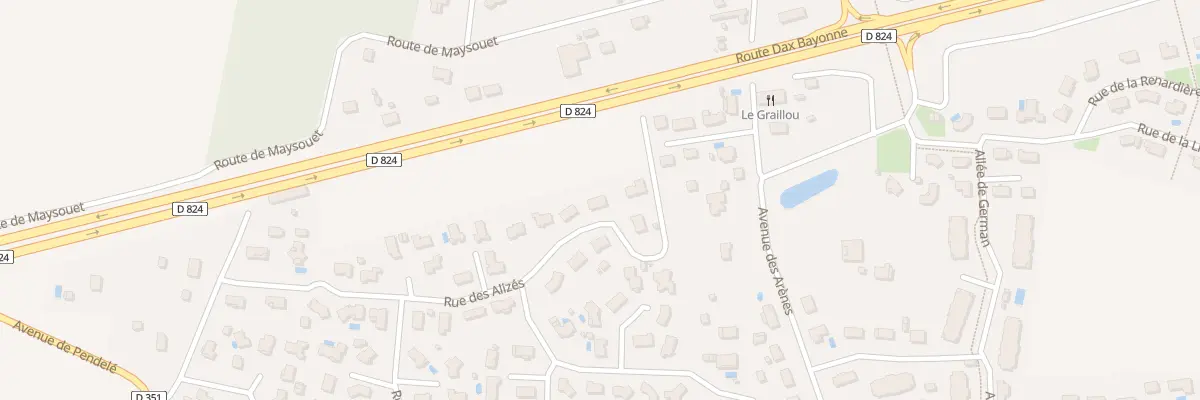 Plan du 350 Rue des Alizés à Saint-Perdon