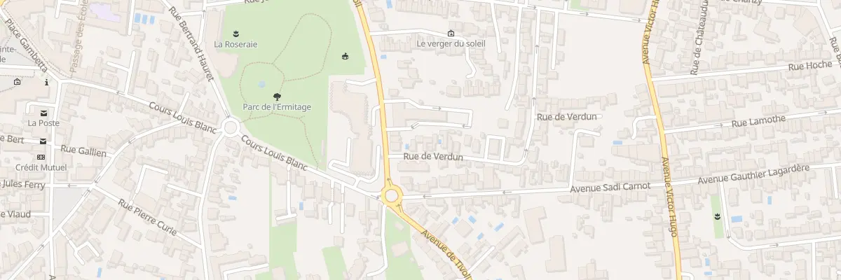 Plan du 4 Rue de Verdun au Bouscat