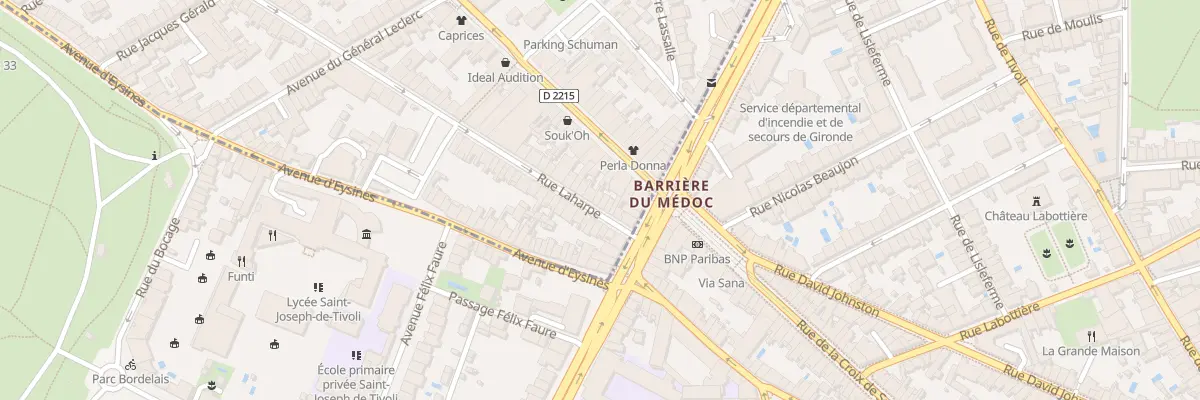 Plan du 9 Rue Laharpe au Bouscat