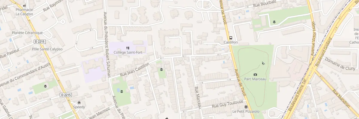 Plan du 43 Rue Castillon au Bouscat