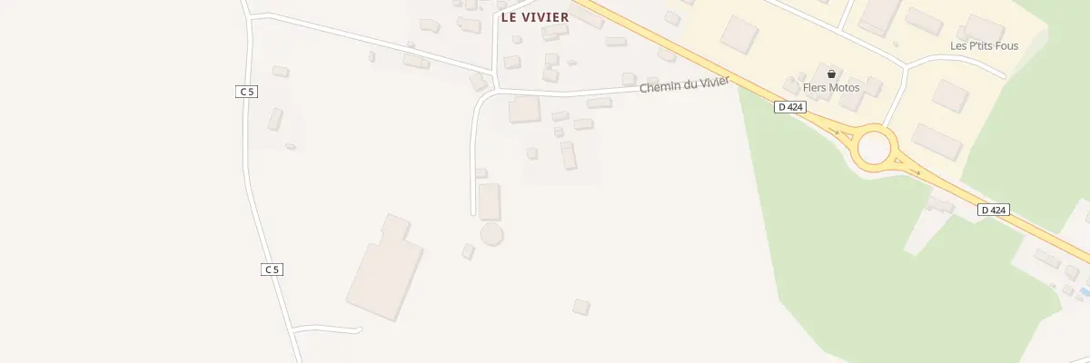 Plan du 8 Chem du Vivier à La Lande-Patry