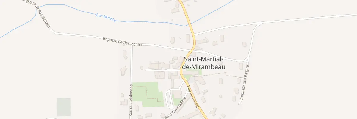 Plan du 21 Rue du Bourg à Saint-Martial-de-Mirambeau