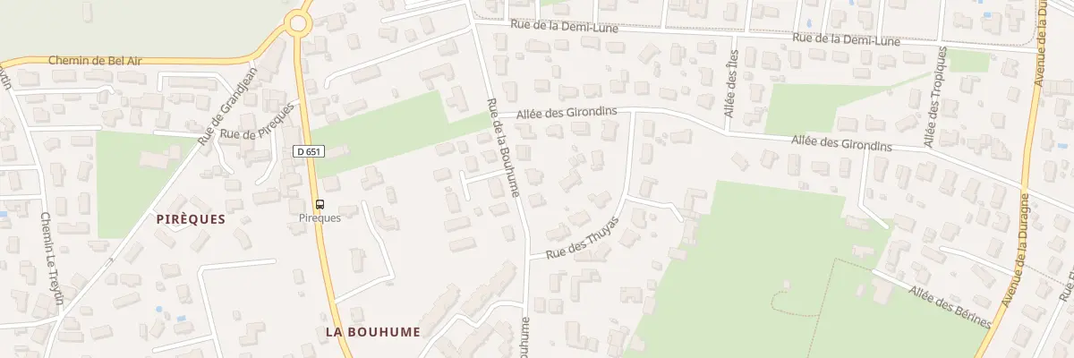 Plan du 34 Rue de la Bouhume à Léognan