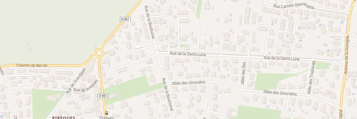 Plan du 4 Rue de la Demi-Lune à Léognan