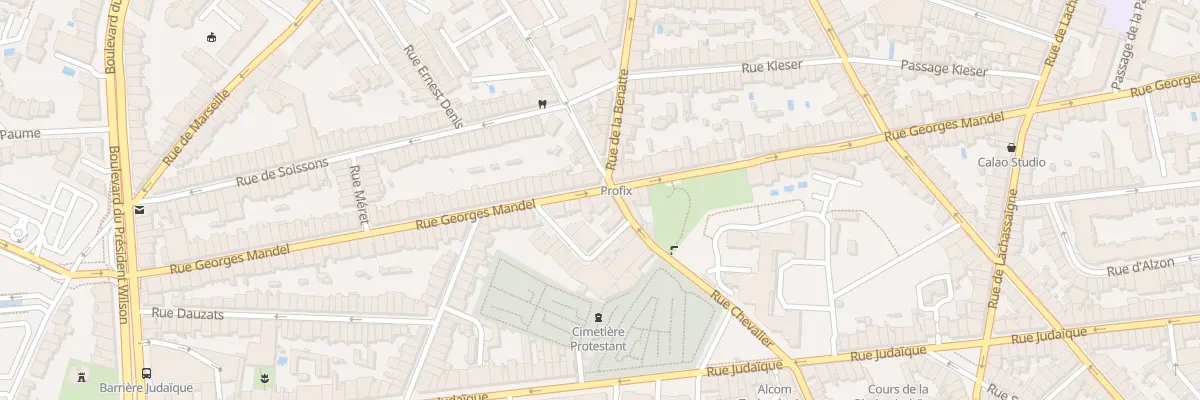 Plan du 146 Rue Georges Mandel à Bordeaux