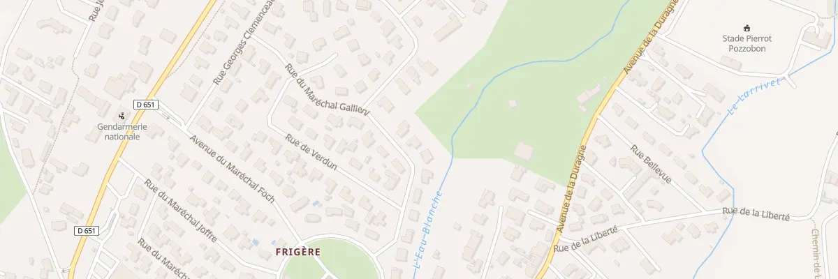Plan du 13 Rue du Mal Gallieni à Léognan