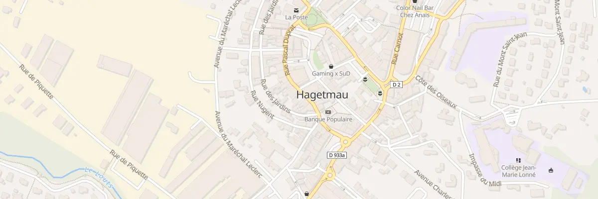 Plan du 43 Rue Pascal Duprat à Hagetmau