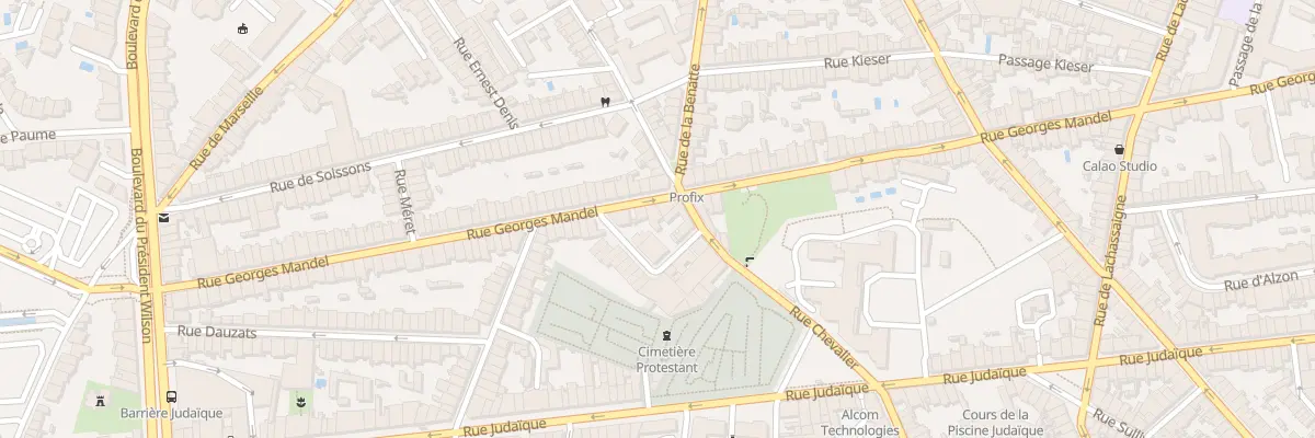 Plan du 148 Rue Georges Mandel à Bordeaux