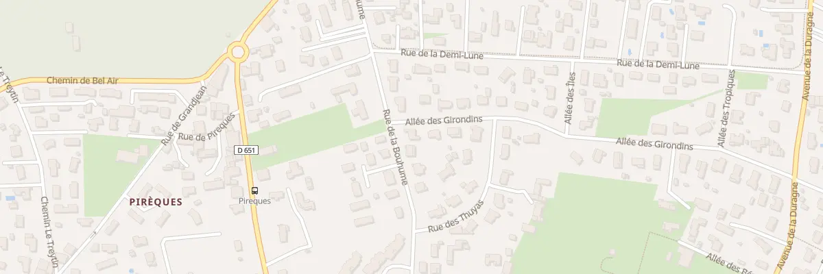 Plan du 38 Rue de la Bouhume à Léognan