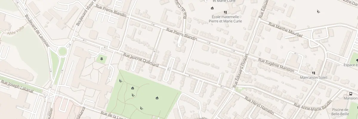 Plan du 32 Rue Jeanne Quémard à Angers