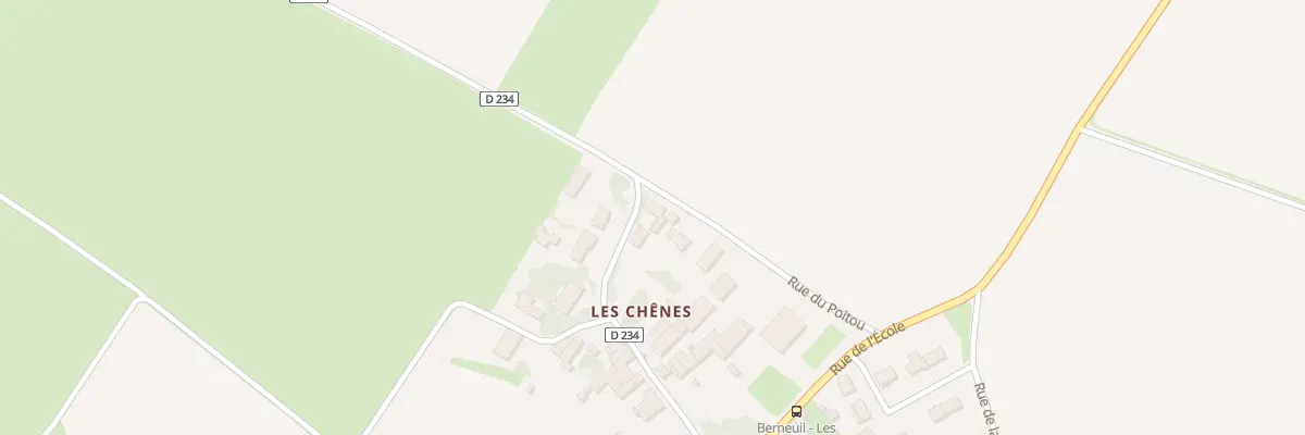 Plan du 21 Rue du Poitou à Berneuil