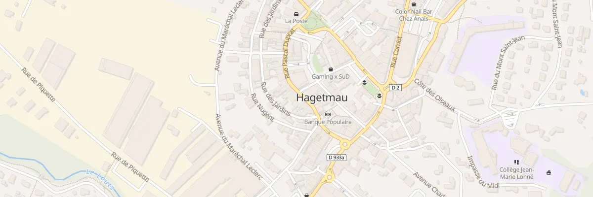 Plan du 47 Rue Pascal Duprat à Hagetmau