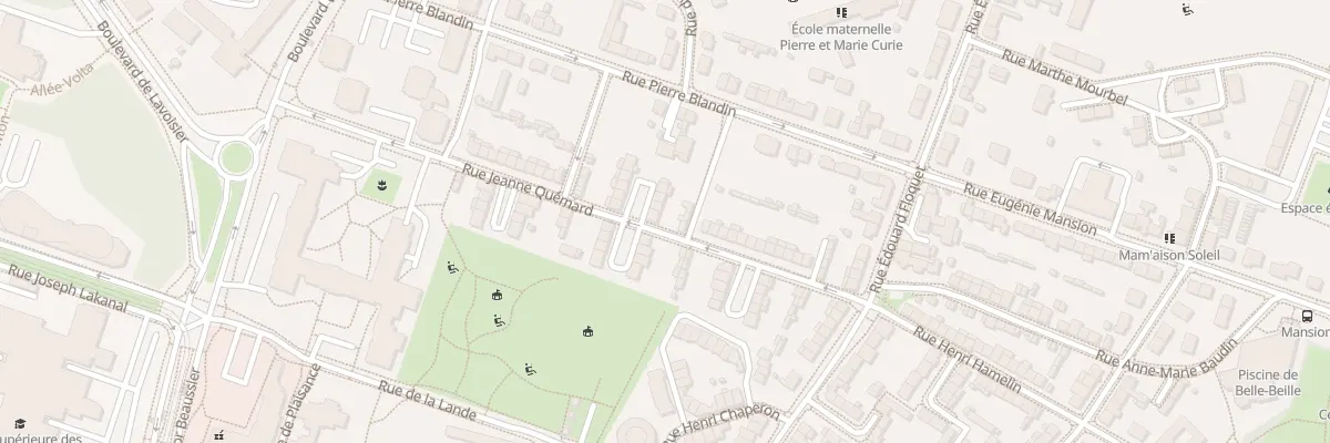 Plan du 26 Rue Jeanne Quémard à Angers