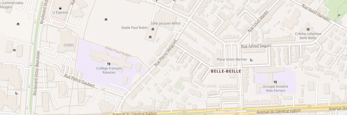 Plan du 42 Rue Pierre Melgrani à Angers