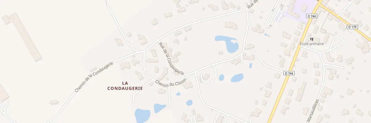 Plan du 2 Rue de la Condaugerie à Moncoutant-sur-Sèvre