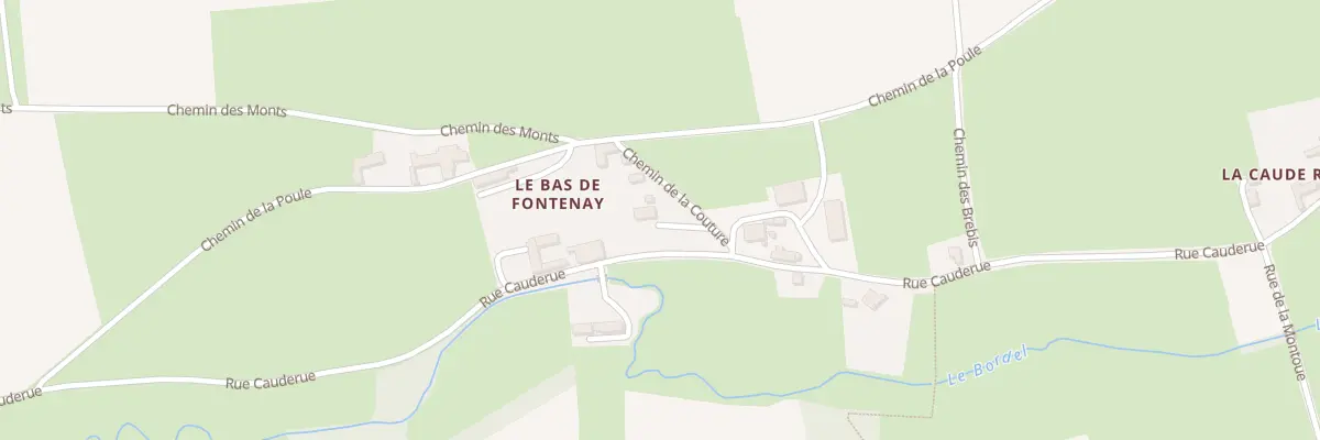 Plan du 42 Rue Caude Rue à Fontenay-le-Pesnel