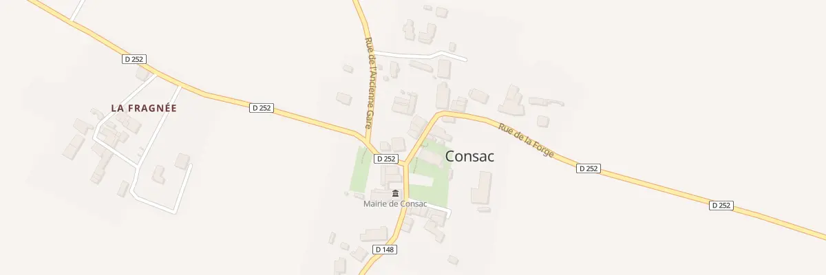 Plan du 1 Rue de la Forge à Consac