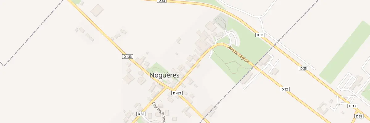 Plan du 13 Rue de l’Église à Noguères