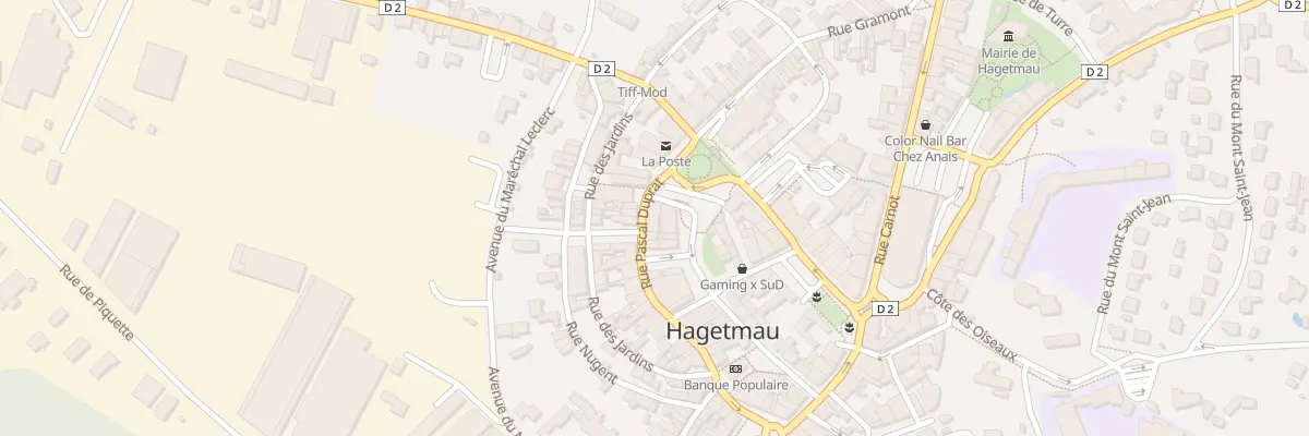 Plan du 144 Rue Pascal Duprat à Hagetmau