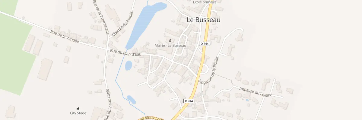 Plan du 2 Rue Auguste Charrot au Busseau