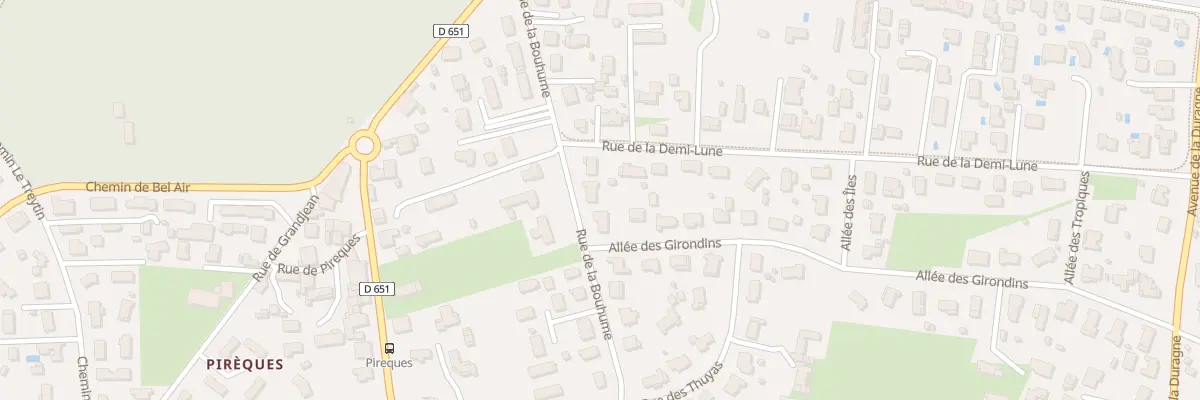 Plan du 42 Rue de la Bouhume à Léognan