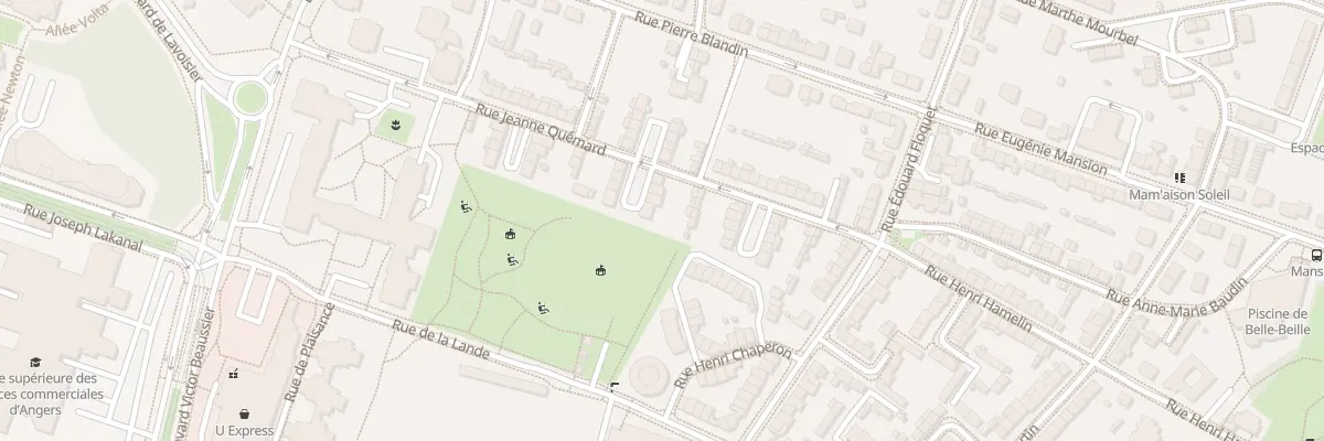 Plan du 27 Rue Jeanne Quémard à Angers