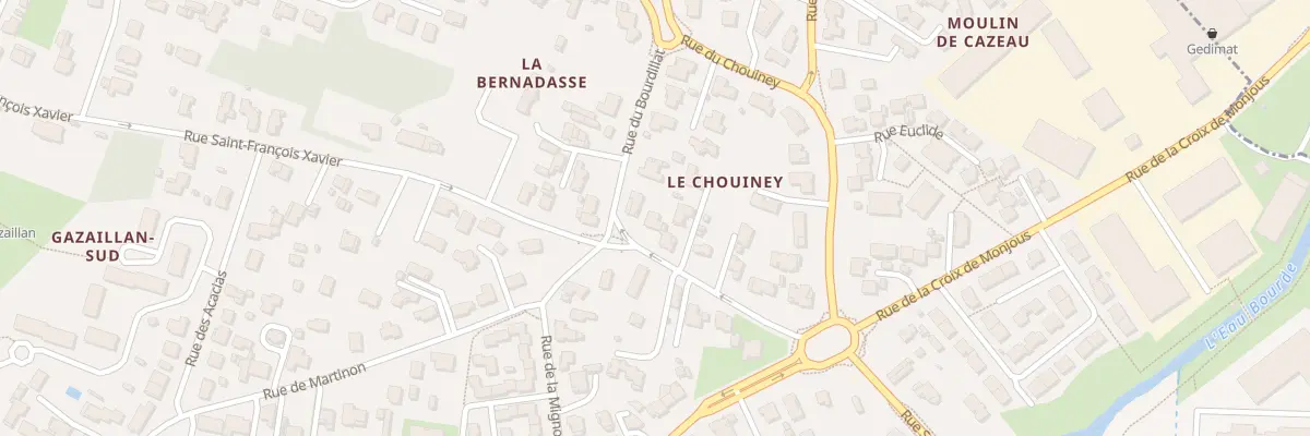 Plan du 112 Rue Saint-François Xavier à Gradignan