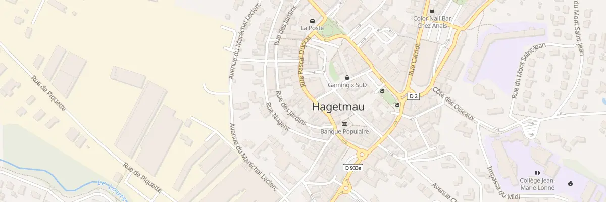 Plan du 69 Rue Pascal Duprat à Hagetmau