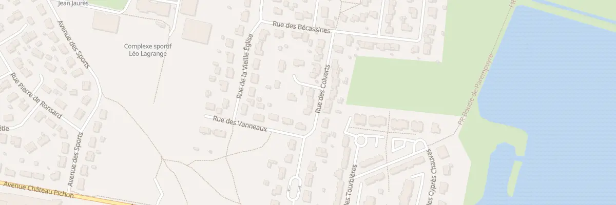 Plan du 14 Rue des Colverts à Parempuyre