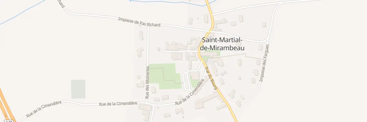 Plan du 5026B Le Bourg à Saint-Martial-de-Mirambeau