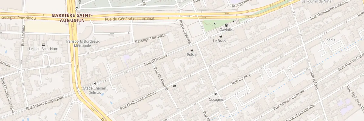 Plan du 246 Rue d’Ornano à Bordeaux