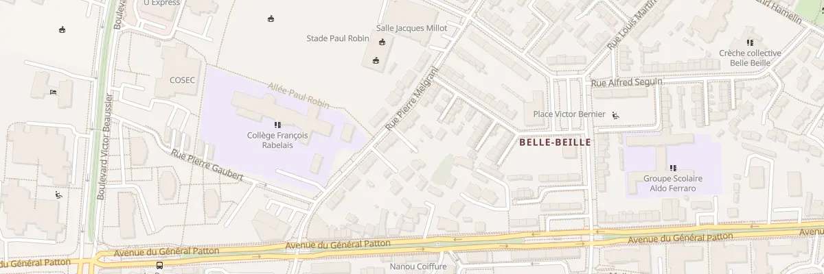 Plan du 34 Rue Pierre Melgrani à Angers