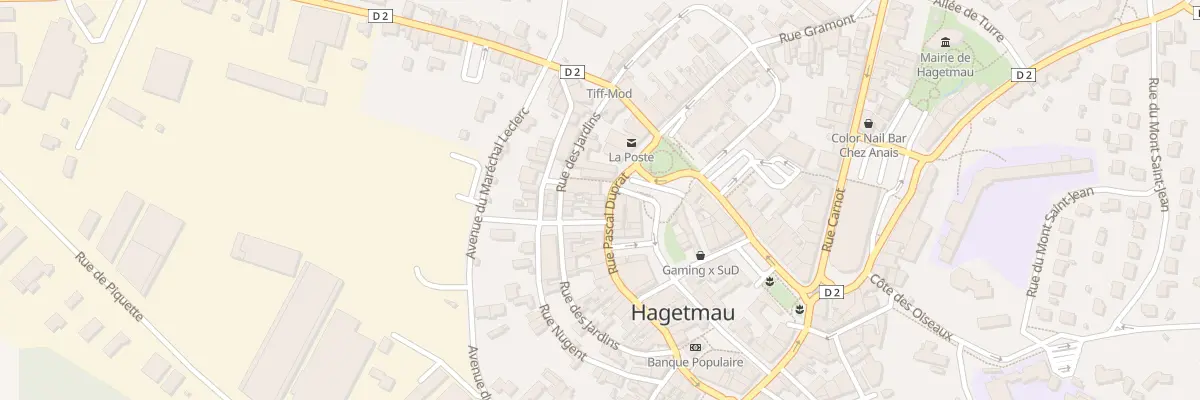 Plan du 149 Rue Pascal Duprat à Hagetmau
