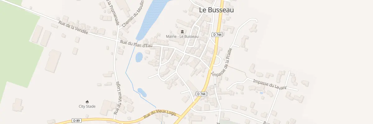 Plan du 4 Rue du Presbytère au Busseau