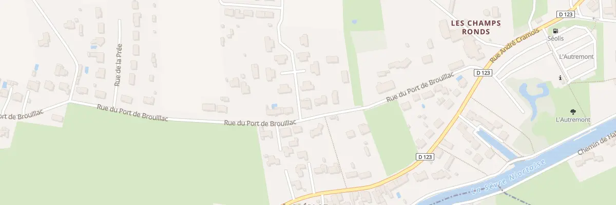 Plan du 56 Rue du Port du Brouillac à Coulon