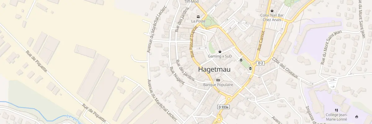 Plan du 81 Rue Pascal Duprat à Hagetmau