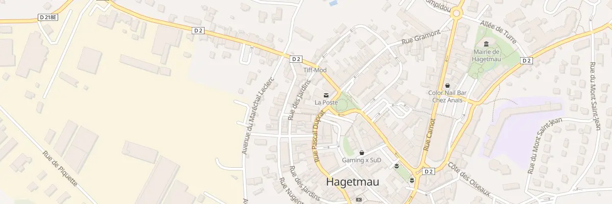 Plan du 181 Rue Pascal Duprat à Hagetmau