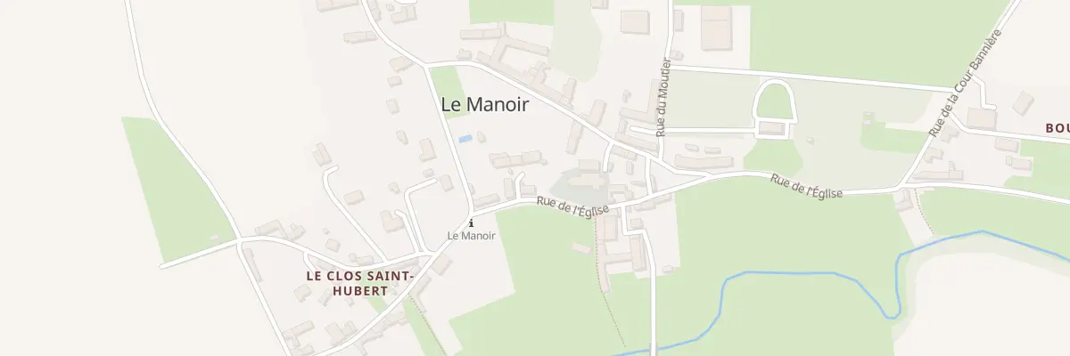 Plan du 5 Rue de l’Église au Manoir