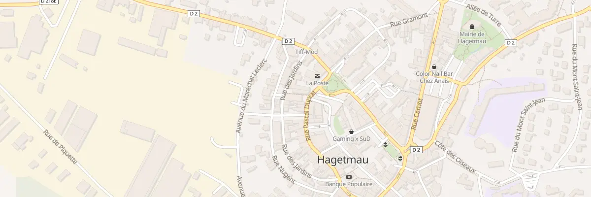 Plan du 159 Rue Pascal Duprat à Hagetmau