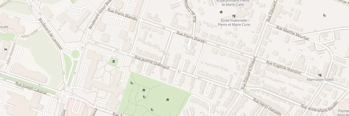 Plan du 36 Rue Jeanne Quémard à Angers