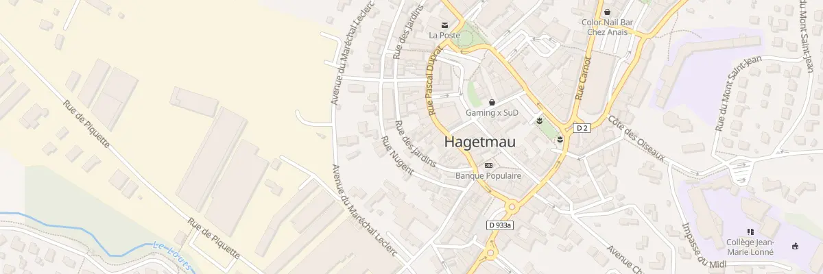 Plan du 94 Rue des Jardins à Hagetmau