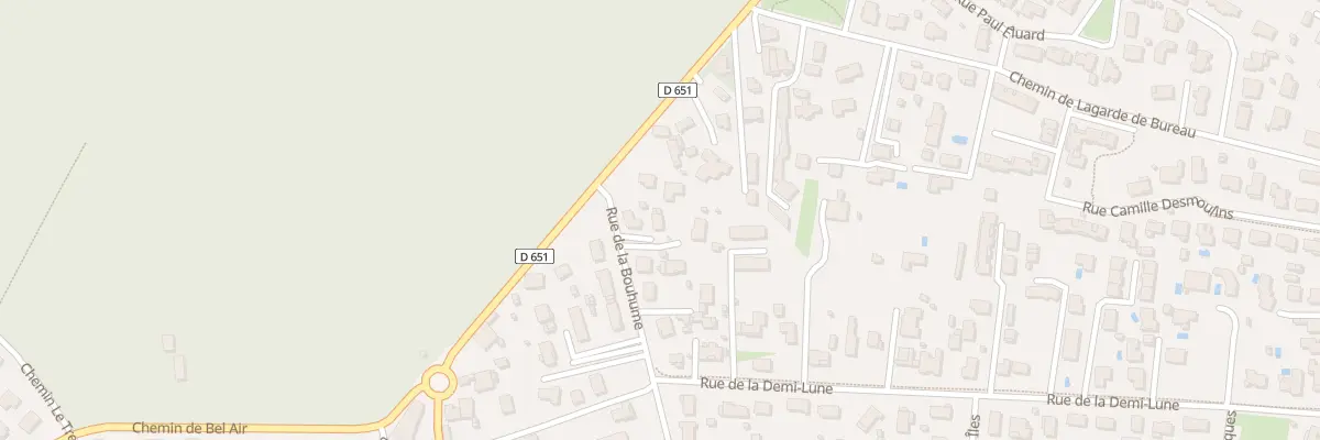 Plan du 54B Rue de la Bouhume à Léognan