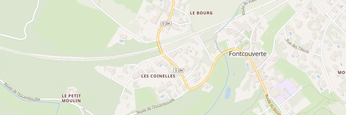 Plan du 6 Rte des Richaudeaux à Fontcouverte