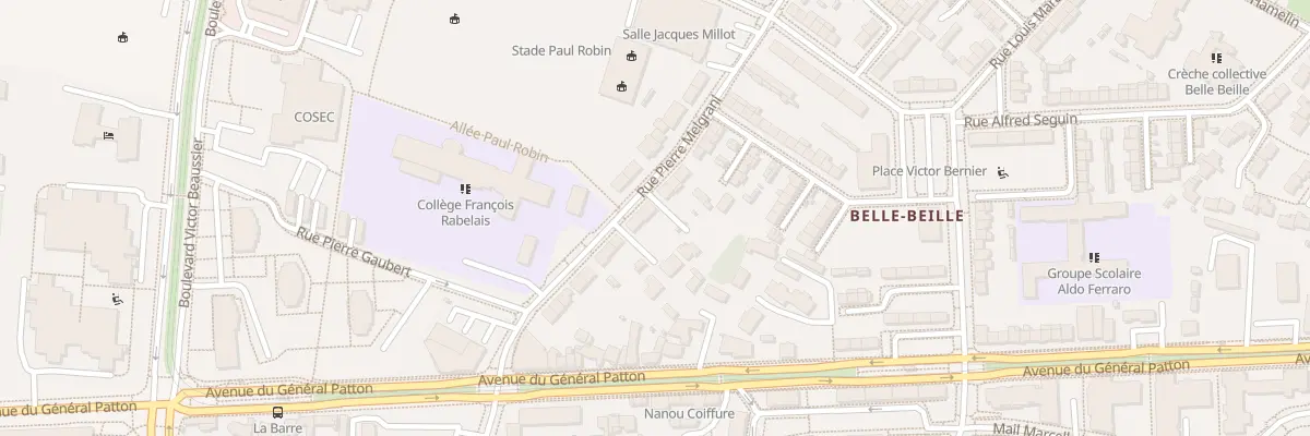 Plan du 30 Rue Pierre Melgrani à Angers