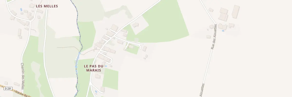 Plan du 8 Le Pas du Marais Sud à Juicq