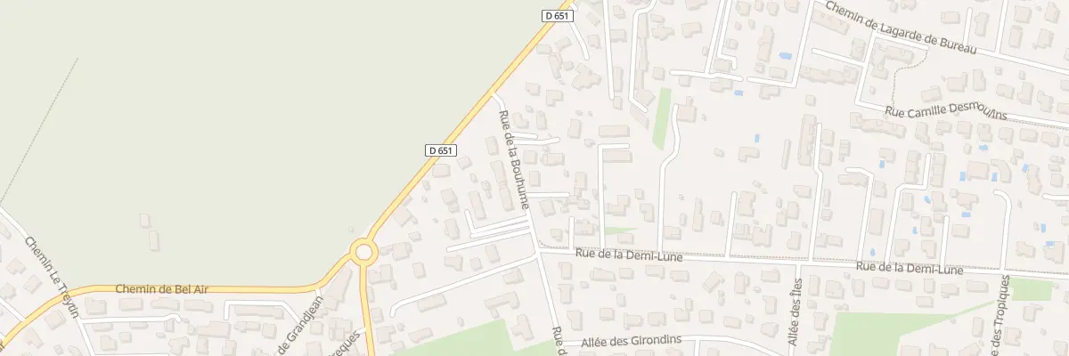 Plan du 50T Rue de la Bouhume à Léognan