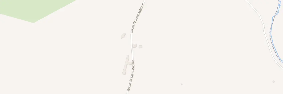 Plan du 1400 Rte de Saint Médard à Hagetaubin
