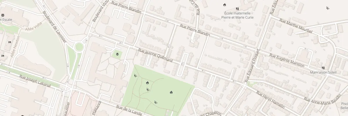 Plan du 42 Rue Jeanne Quémard à Angers